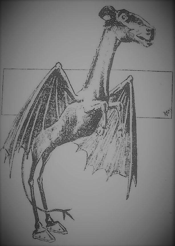 The Jersey Devil - an Illustration (Public Domain)